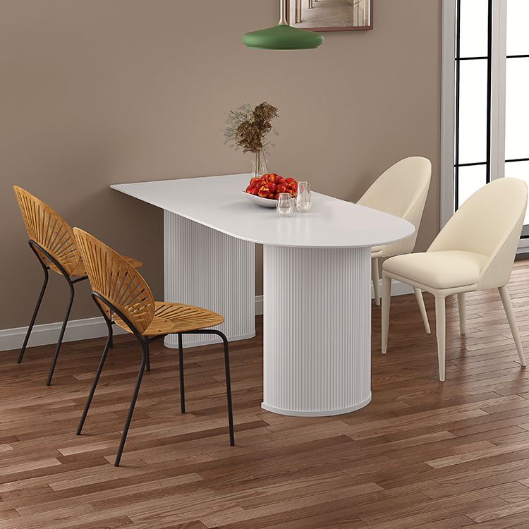 Solid Wood Modern Free Form Dining Table Sintered Stone Top Table for Dining Room Clearhalo ' dining_table' 'Dining Tables & Seating' 'Dining Tables' 'furn' 'furn_dining_table' 'Furniture' 'furniture_dining_table' 'Kitchen & Dining Furniture' 'kitchen&dining_furn' 'kitchen' 'kitchen_dining_table' 1200x1200_a9c7d335-9821-4d0e-925f-11dfd51cea32