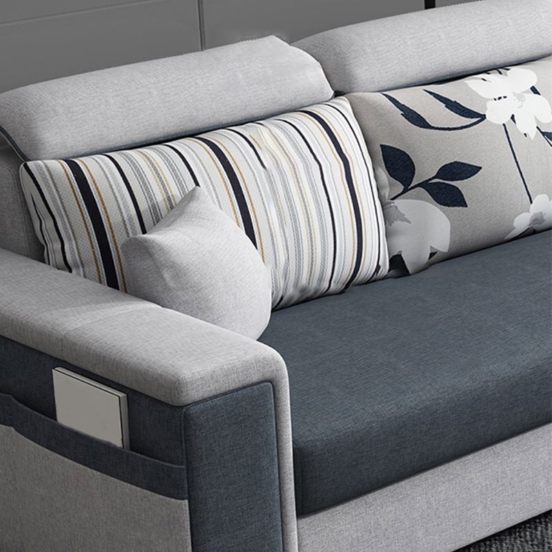 Dunkelgrau abnehmbare Kissen Kissen obere Armsofa/Schnitt mit Schlupf und Lagerung