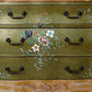 French Country Horizontal Storage Chest with Drawers for Home