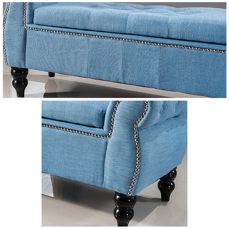Upholstered Rectangle Entryway Bench Cushioned Seating Bench with Legs Clearhalo 'Benches' 'Chairs & Seating' 'furn' 'furn_benches' 'Furniture' 'Living Room Furniture' 1200x1200_a9c9f541-4eaf-4a6e-bb34-c2a2034f4f8e