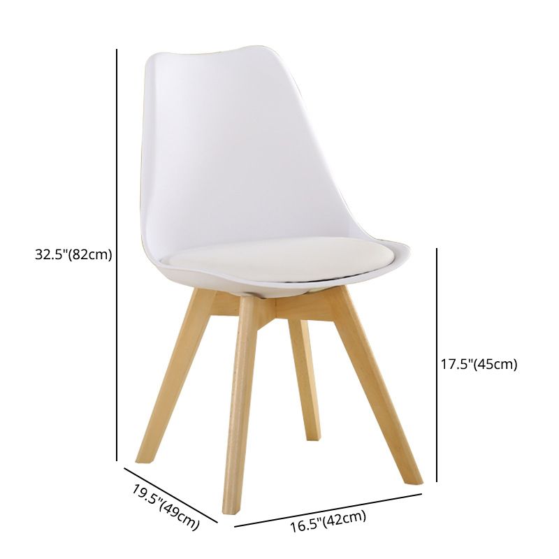 Wood Scandinavian Brasserie Side Chair Parsons Multi-color Dining Chair Clearhalo ' kitchen&dining_furn' 'Dining Chairs' 'Dining Tables & Seating' 'dining_chair' 'Furniture' 'furniture_dining_chair' 'Kitchen & Dining Furniture' 'kitchen' 1200x1200_a9ca4d2f-cc9d-4ea2-9374-ec9f6389e515