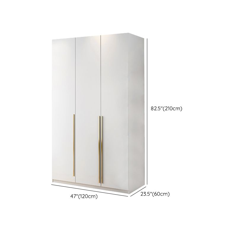 Wit ontworpen houten garderobe moderne stijlkast met lade