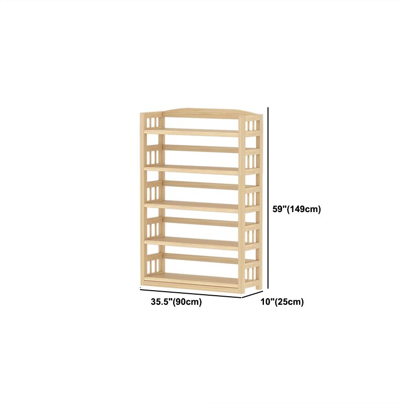 Contemporary Pine Shelf Bookcase Standard Natural Open Bookcase Clearhalo 'Bookcases' 'furn' 'furn_bookcases' 'Furniture' 'Office Furniture' 1200x1200_a9cc645f-bac2-4e1d-b849-90ec69924697