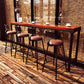 Industrial Rectangle Bar Table Pine Solid Wood Fixed Bar Dining Table Clearhalo 'Bar Furniture' 'Bar Tables' 'bar_tables' 'furn' 'furn_bar_tables' 'Furniture' 'Kitchen & Dining Furniture' 1200x1200_a9ccadbc-9169-4d6d-b4e6-b3cb8b943175