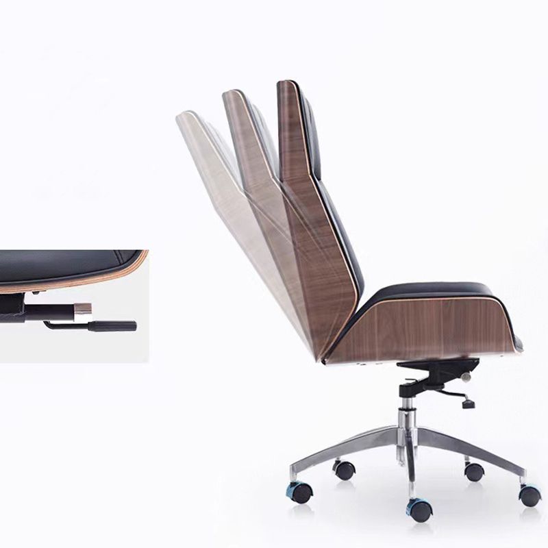 Metal Base Contemporary Armless Desk Chair Ergonomic Mid-Back Office Chair Clearhalo 'furn' 'furn_office_chair' 'Furniture' 'Office Chairs' 'Office Furniture' 'office_chair' 1200x1200_a9ce35bd-349d-4c92-b026-75d9838129ba