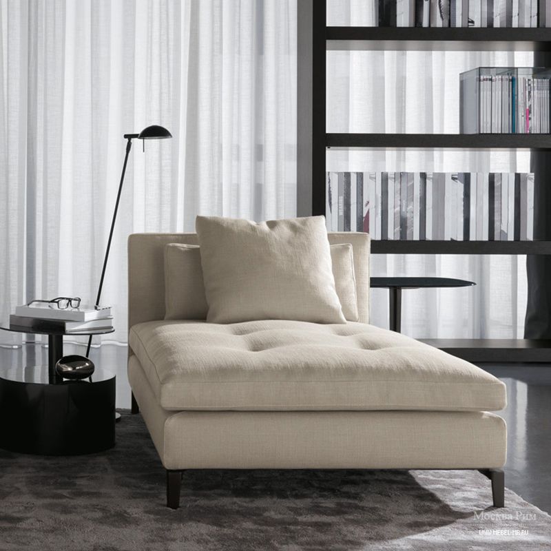 Living Room Chaise Square Arms Modern Chaise Lounge with Cotton Upholster Clearhalo 'Chairs & Seating' 'Chaise Lounge' 'chaise_lounge' 'furn' 'furn_chaise_lounge' 'Furniture' 'Living Room Furniture' 1200x1200_a9cfd793-69ef-4afe-a6e3-291ed356a8a4