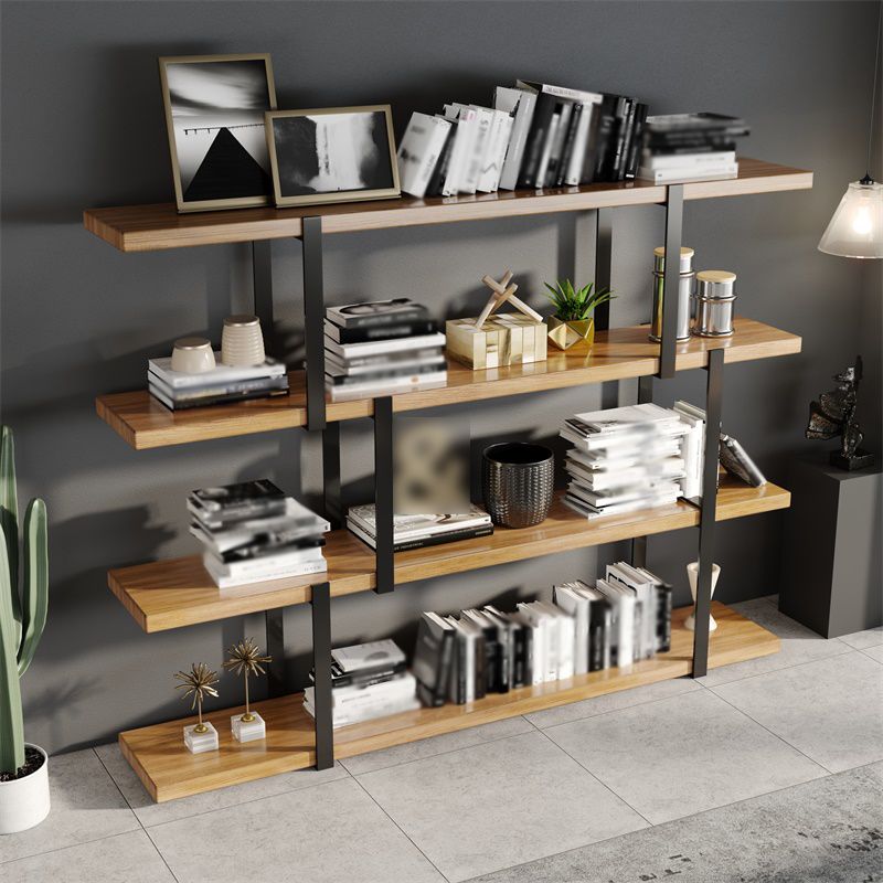 Industrial Style Open Bookshelf Etagere Shelf Bookcase for Home Clearhalo 'Bookcases' 'furn' 'furn_bookcases' 'Furniture' 'furniture_bookcases' 'kitchen' 'kitchen_bookcases' 'Living Room Furniture' 'Office Furniture' 1200x1200_a9d0da36-6251-4687-8eab-5026f0ff8b6d