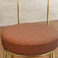 Industrial Low Back Counter Stool Armless Bar Chair with Metal Footrest