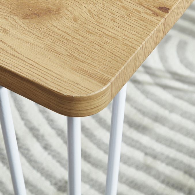 4-foot MDF Dinette Table Industrial Style Square Dining Table for Home Clearhalo 'Dining Tables & Seating' 'Dining Tables' 'dining_table' 'furn' 'furn_dining_table' 'Furniture' 'furniture_dining_table' 'Kitchen & Dining Furniture' 'kitchen' 'kitchen_dining_table' 1200x1200_a9d75d6f-7a23-47b2-b3ff-91d92ae39a27