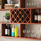 Wood Wall Mounted Modern Wine Rack Wine Stemware Holder for Home Clearhalo 'furn' 'furn_wine_racks' 'Furniture' 'Kitchen & Dining Furniture' 'Wine Racks' 'wine_racks' 1200x1200_a9d8c2f1-0946-4d57-8fd8-0e646d2fbea1