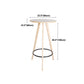 Industrial Natural Wood Bar Table 23.6"W Round Top Bistro Table for Cafe Clearhalo 'Bar Furniture' 'Bar Tables' 'bar_tables' 'furn' 'furn_bar_tables' 'Furniture' 'furniture_bar_tables' 'Kitchen & Dining Furniture' 'kitchen&dining_furn' 'kitchen' 1200x1200_a9d958a2-5a26-4ecd-a35d-d018ec969518