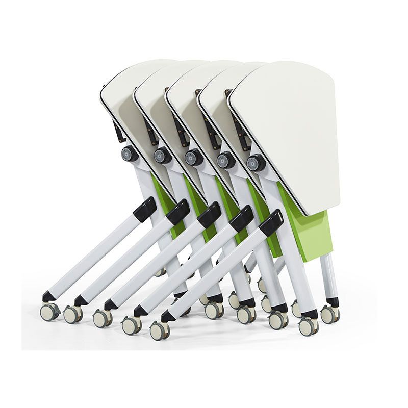 Escritorio de escritura contemporánea para escritorio rectangular de 30 "H de 30" en blanco