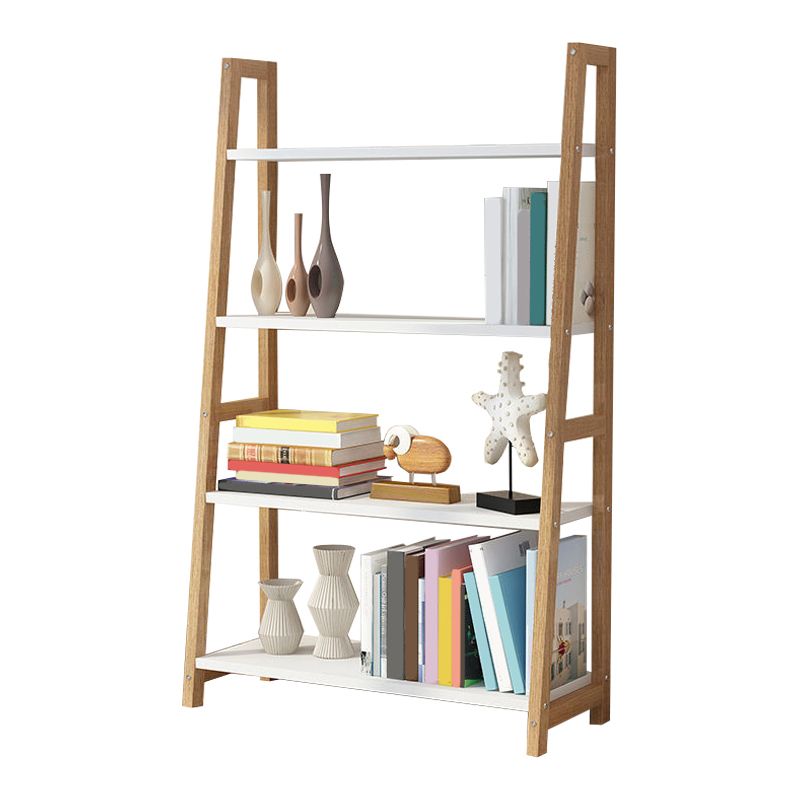 Modern Solid Wood Bookcase Ladder Bookshelf for Any Room, 12" W Clearhalo 'Bookcases' 'furn' 'furn_bookcases' 'Furniture' 'Office Furniture' 1200x1200_a9daca32-b81b-4ee0-8d8c-f62027727ae6