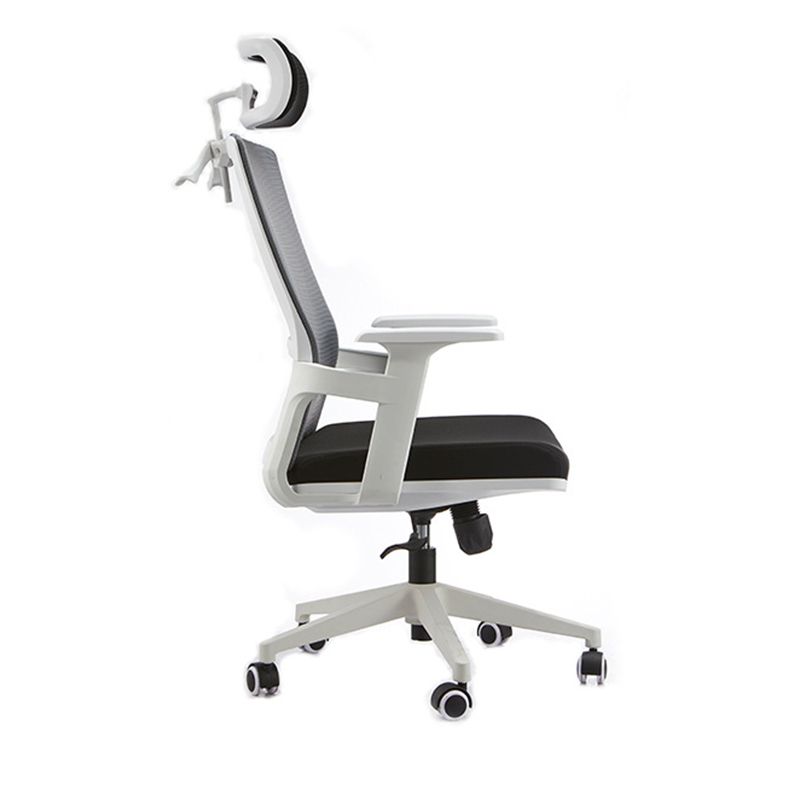 Modern Fixed Arms Office Chair Slide No Distressing Ergonomic Desk Chair Clearhalo 'furn' 'furn_office_chair' 'Furniture' 'Office Chairs' 'Office Furniture' 'office_chair' 1200x1200_a9dfa824-2e20-4a48-91ff-0a917f06bd61