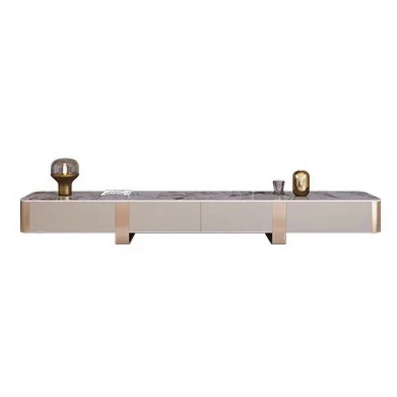 Contemporary TV Console Stone Enclosed Storage TV Stand Console with Drawers Clearhalo 'furn' 'furn_tv_stands_entertainment_centers' 'Furniture' 'Living Room Furniture' 'TV Stands & Entertainment Centers' 'TV Stands & Media Storage Furniture' 'tv_stands_entertainment_centers' 1200x1200_a9e12b49-1297-4d7f-98d4-c6f5a44dcca1
