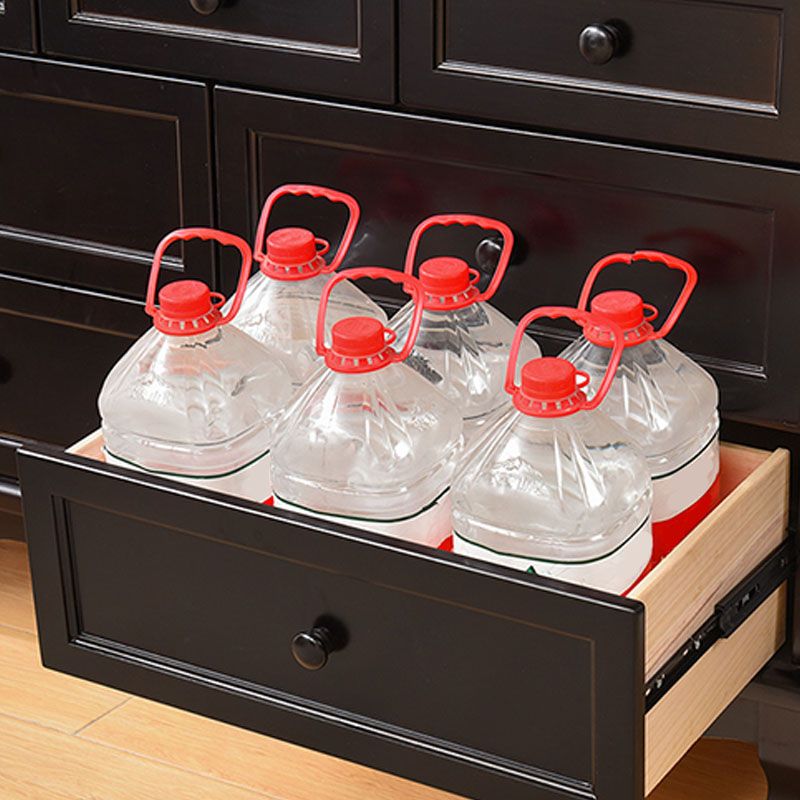 Tradizionale comatatore in legno per la camera da letto con cassetto