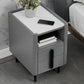2-drawer Nightstand 21.65" Tall Charging Station Bedside Cabinet Clearhalo 'Bedroom Furniture' 'furn' 'furn_night_stand' 'Furniture' 'night_stand' 'Nightstands' 1200x1200_a9e6297a-c007-4325-962a-96c2f03b8fc9