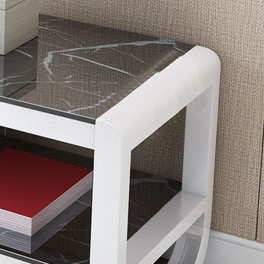 Glam Glam Top Media Console TV Stand Shelving TV Stand Console