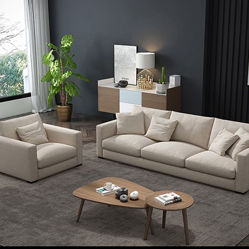 Modern Fabric Standard Sofa Square Arm Cushions Sofa for Living Room Clearhalo 'furn' 'furn_sofas' 'Furniture' 'furniture_sofas' 'kitchen' 'kitchen_sofas' 'Living Room Furniture' 'Sofa' 'sofas' 1200x1200_a9e74255-be5c-4227-8e0b-7c73d9ba8238