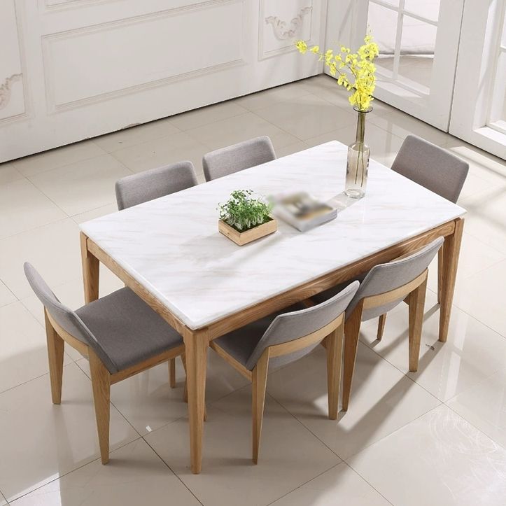 Scandinavian Style Linen Fabric Dining Chair Solid Back Armless Chairs (Set of 4) Clearhalo ' kitchen&dining_furn' 'Dining Chairs' 'Dining Tables & Seating' 'dining_chair' 'furn' 'furn_dining_chair' 'Furniture' 'furniture_dining_chair' 'Kitchen & Dining Furniture' 'kitchen' 1200x1200_a9e9a8d7-f42e-4700-a989-6ca275ead45c