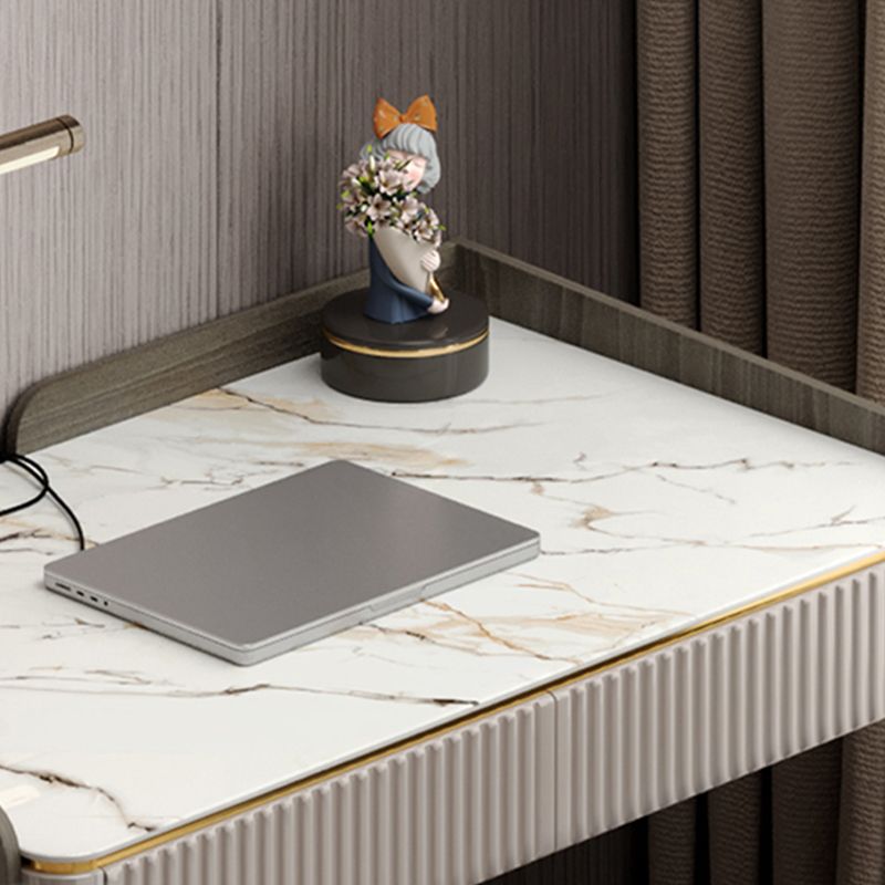 Modern Style Grey Office Task Desk Rectangular Shape Writing Desk with Legs Clearhalo 'furn' 'furn_office_desk' 'Furniture' 'Office Desks' 'Office Furniture' 'office_desk' 1200x1200_a9ed32cd-e6a4-4e0c-8d0f-9f50502dd4c3