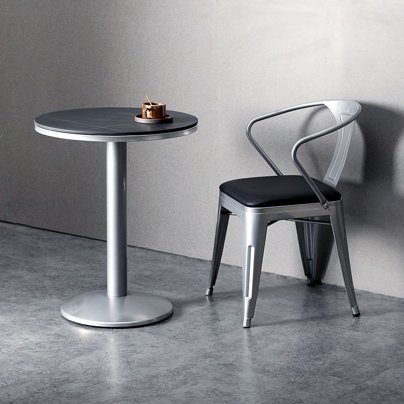 Modern Sintered Stone Dining Table Set 1/2/3 Pieces Dining Set for Home Use Clearhalo 'Dining Room Sets' 'Dining Tables & Seating' 'dining_room_set' 'furn' 'furn_dining_room_set' 'Furniture' 'furniture_dining_room_set' 'Kitchen & Dining Furniture' 1200x1200_a9eef856-731f-49e6-bef0-53e55e53350c