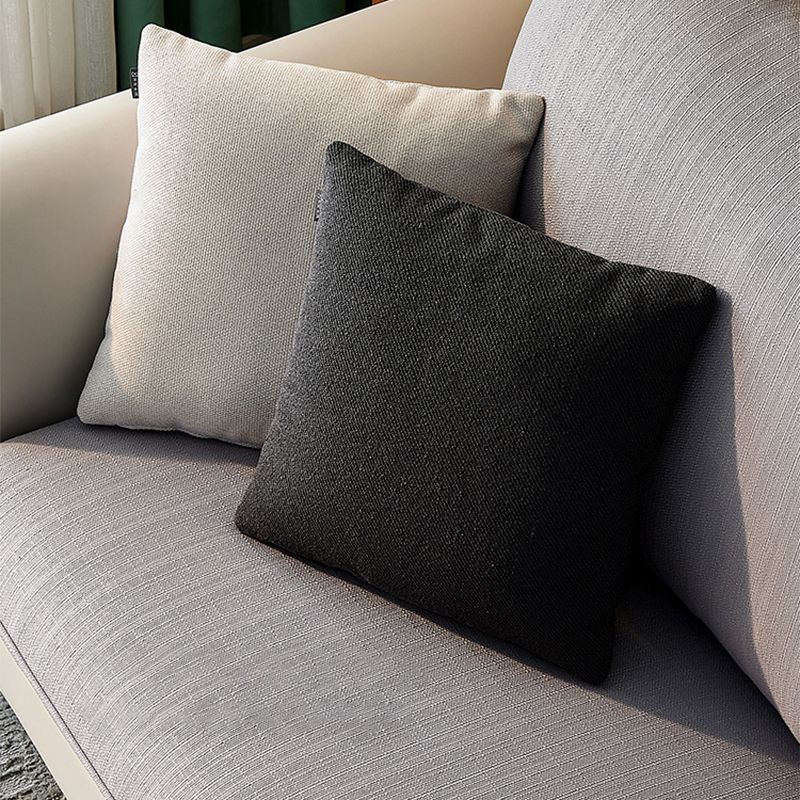 Sezionali di tessuto posteriore a cuscinetto svasato con un divano scandinavo con chaise