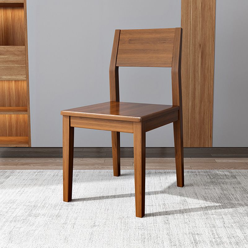 Open Back Dining Side Chair Solid Wood Dining Chair for Dining Room Clearhalo 'Dining Chairs' 'Dining Tables & Seating' 'dining_chair' 'furn' 'furn_dining_chair' 'Furniture' 'Kitchen & Dining Furniture' 1200x1200_a9f0af9e-bff1-41b3-a662-8faa9f7f8881
