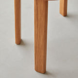 Matte Finish Oak Wood Contemporary Dining Chair for Living Room