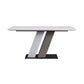 Rectangle Stone Top Dining Table Metal Pedestal Dining Table for Dining Room Clearhalo 'Dining Tables & Seating' 'Dining Tables' 'dining_table' 'furn' 'furn_dining_table' 'Furniture' 'Kitchen & Dining Furniture' 1200x1200_a9f1781a-d7ce-45e7-b0eb-ded4150c3752