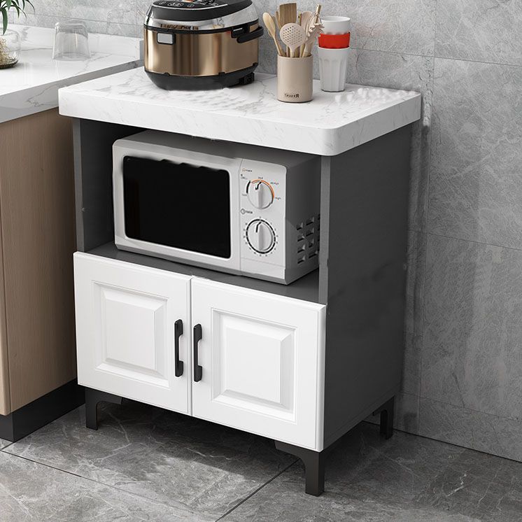 Modern Sideboard Stone Top Sideboard with Door for Kitchen Use Clearhalo 'buffet_sideboard' 'Buffets & Sideboards' 'furn' 'furn_buffet_sideboard' 'Furniture' 'Kitchen & Dining Furniture' 1200x1200_a9f2d742-f3c8-4ec0-8d6d-17745086bf53