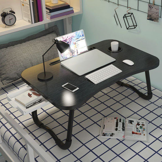 Tavolo da laptop a forma di curvo reversibile reversibile a più colori scrivania per casa