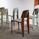 Métal et plastique Open Back Modern Side Dining Chairs for Home