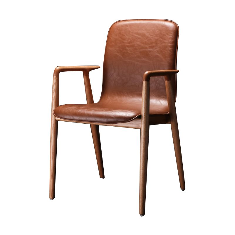 Traditional Style Dining Chair Kitchen Arm Single Chair with Wooden Legs Clearhalo ' kitchen&dining_furn' 'Dining Chairs' 'Dining Tables & Seating' 'dining_chair' 'furn' 'furn_dining_chair' 'Furniture' 'furniture_dining_chair' 'Kitchen & Dining Furniture' 'kitchen' 1200x1200_a9f5b93c-dcbd-4c5f-9611-83e9e0b21253