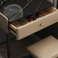 17.32" Wide Vanity Set Contemporary Stone Dressing Table with Drawer