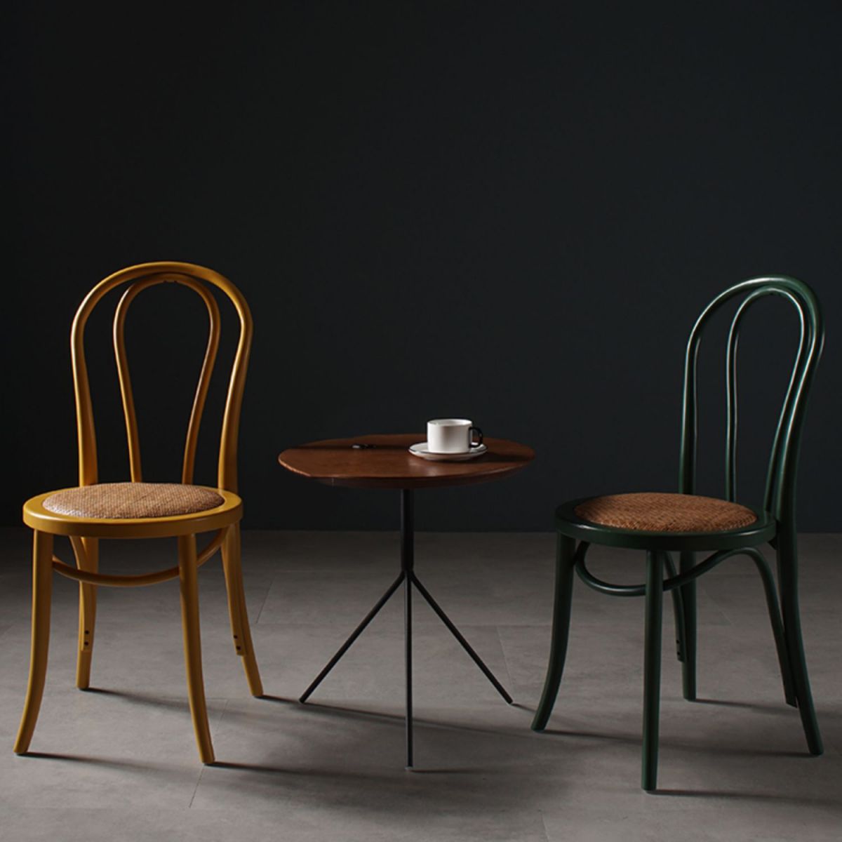 Traditional Style Dining Chair Rattan Wood Kitchen Windsor Back Dining Side Chair Clearhalo ' kitchen&dining_furn' 'Dining Chairs' 'Dining Tables & Seating' 'dining_chair' 'furn' 'furn_dining_chair' 'Furniture' 'furniture_dining_chair' 'Kitchen & Dining Furniture' 'kitchen' 1200x1200_a9f67ae0-5a5a-4968-aa9a-d45a7f431bd8