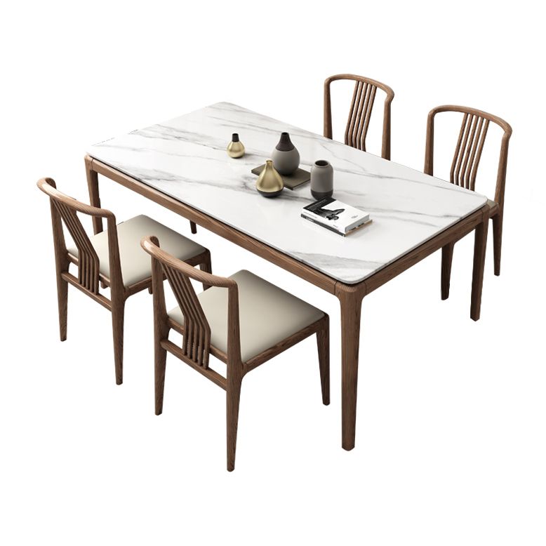 Traditional Kitchen Dining Room Set with¬†Rectangle Top and Solid Wood Legs Dining Furniture Clearhalo 'Dining Room Sets' 'Dining Tables & Seating' 'dining_room_set' 'furn' 'furn_dining_room_set' 'Furniture' 'furniture_dining_room_set' 'Kitchen & Dining Furniture' 'kitchen&dining_furn' 'kitchen' 1200x1200_a9f6b1bc-7c22-4d29-b0a4-37a9f681598c