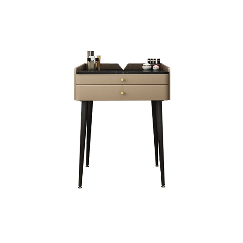 23.62 "Mesa de tocador de piedra ancha Mesa de tocador de maquillaje moderno con cajones de almacenamiento