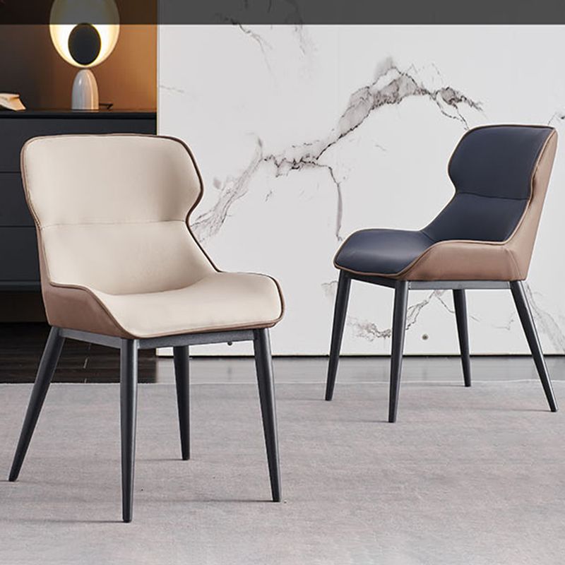 Industrial Dining Accent Chair Upholstered Side Chair for Home Clearhalo 'Dining Chairs' 'Dining Tables & Seating' 'dining_chair' 'furn' 'furn_dining_chair' 'Furniture' 'Kitchen & Dining Furniture' 1200x1200_a9f79a03-4d3a-4d40-8b95-60f01772341b