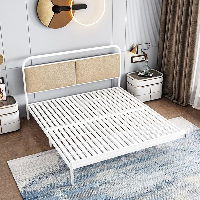 Metalllattenbett 79 Zoll breit mit rechteckigem Kopfteil