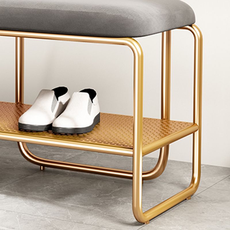 12.6" Wide Modern Seating Bench Rectangle Upholstered Entryway Bench Clearhalo 'Benches' 'Chairs & Seating' 'furn' 'furn_benches' 'Furniture' 'Living Room Furniture' 1200x1200_a9f9ccb3-e46d-407f-9232-6aa0fbcb55c5