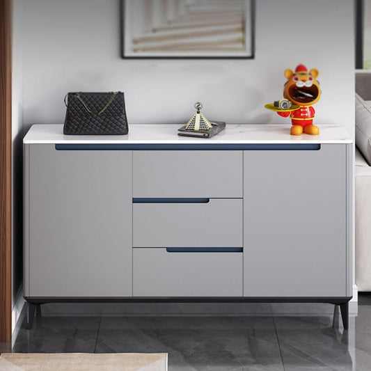 Stone moderno 35 "H buffet a buffet a 3 porte a 2 porte server buffet