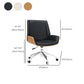 Contemporary Managers Chair Faux Leather and Chrome Frame Desk Chair Clearhalo 'furn' 'furn_office_chair' 'Furniture' 'Office Chairs' 'Office Furniture' 'office_chair' 1200x1200_aa0073d2-9087-4b2c-a514-952bcedc7d02
