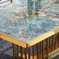 Luxury Sintered Stone Top Dining Table in Blue Rectangle Table with Gold Metal Pedestal Clearhalo ' dining_table' 'Dining Tables & Seating' 'Dining Tables' 'furn' 'furn_dining_table' 'Furniture' 'furniture_dining_table' 'Kitchen & Dining Furniture' 'kitchen&dining_furn' 'kitchen' 'kitchen_dining_table' 1200x1200_aa022839-fc75-4c54-9fef-11dccc8180b2