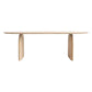 Oval Solid Wood Dining Table Simplicity Double Pedestal Dinette Table for Dining Room Clearhalo ' dining_table' 'Dining Tables & Seating' 'Dining Tables' 'furn' 'furn_dining_table' 'Furniture' 'furniture_dining_table' 'Kitchen & Dining Furniture' 'kitchen&dining_furn' 'kitchen' 'kitchen_dining_table' 1200x1200_aa027224-f8aa-4eed-b71b-002f2854d4dd