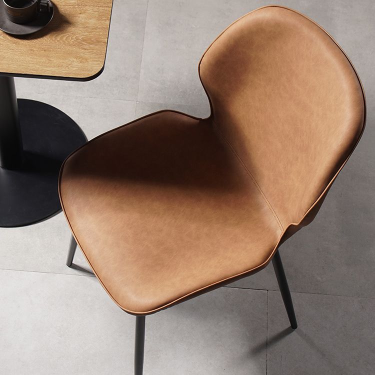 Dining Room Industrial Dining Chair Wingback Metal Armless Side Chairs Clearhalo ' kitchen&dining_furn' 'Dining Chairs' 'Dining Tables & Seating' 'dining_chair' 'furn' 'furn_dining_chair' 'Furniture' 'furniture_dining_chair' 'Kitchen & Dining Furniture' 'kitchen' 1200x1200_aa0519ae-10de-4ebe-a51b-31fca8580110