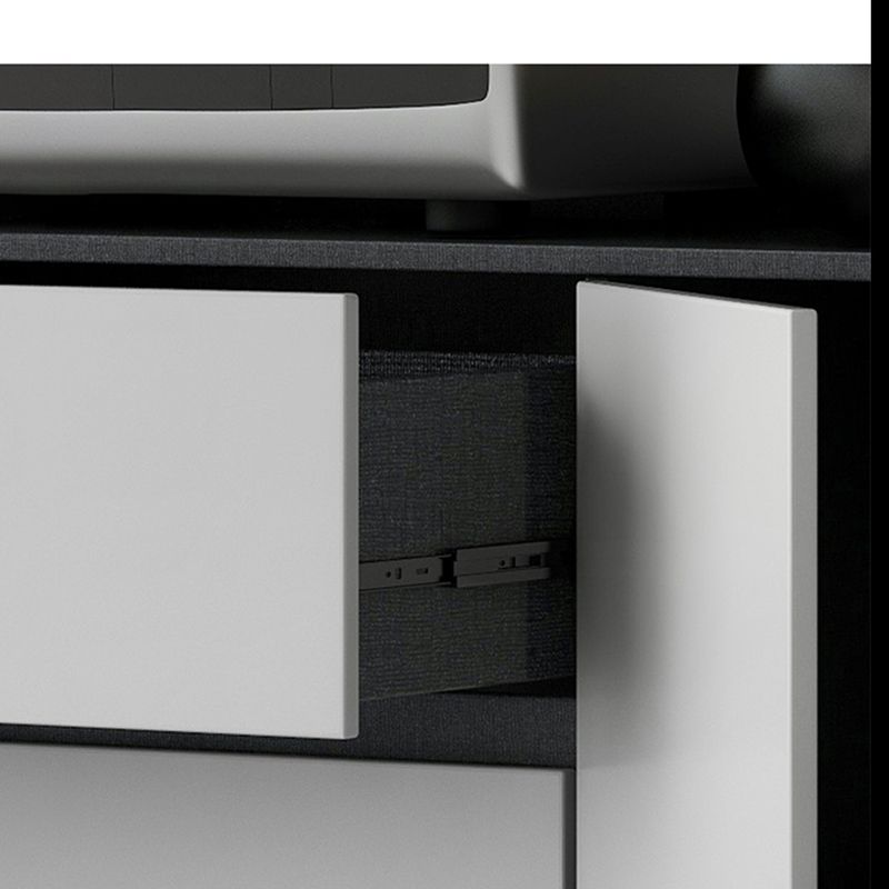 現代のガラスのドアダイニングハッチウッドハッチビュッフェ付きドア