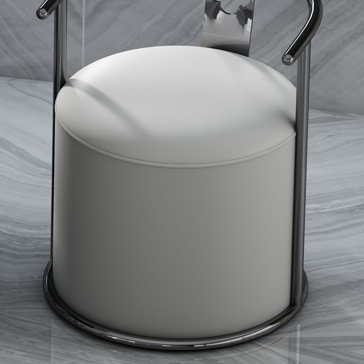 Moderne Armlehre im Rückenlehne Kissenstuhl mit Metallbasis für Wohnzimmer