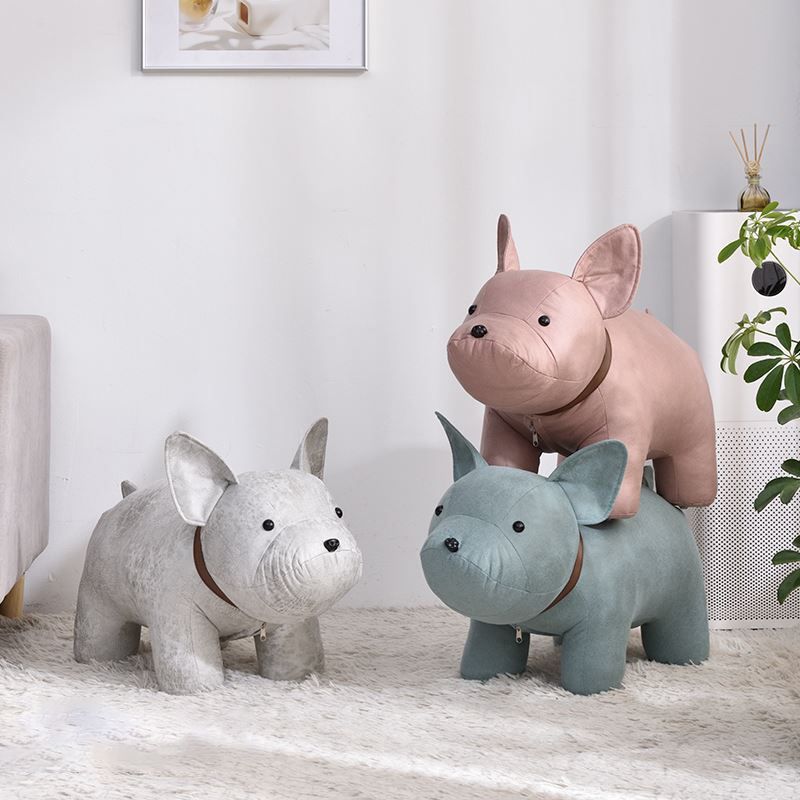 Fabric Pouf Solid Color Animal Shape Stain Resistant Modern Pouf Ottoman Clearhalo 'furn' 'furn_ottomans_poufs' 'Furniture' 'Living Room Furniture' 'Ottomans & Poufs' 'ottomans_poufs' 1200x1200_aa0920c7-bb02-4029-b5af-7f69a9da25c0