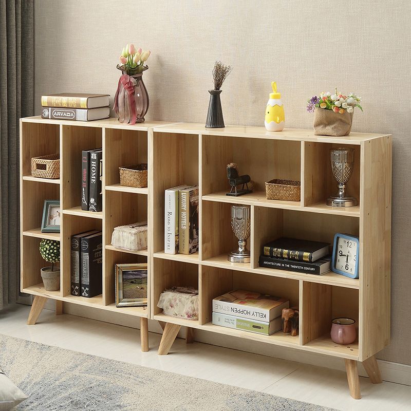 Modern Style Standard Bookcase Wooden Closed Back Bookshelf for Home Office Clearhalo 'Bookcases' 'furn' 'furn_bookcases' 'Furniture' 'furniture_bookcases' 'Office Furniture' 1200x1200_aa0983bf-3496-4918-84c1-bd8047dcbb11
